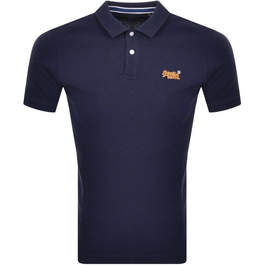 Alternative Image for ProductSuperdry Classic Polo T Shirt Navy1